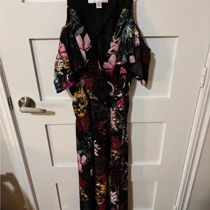 Fourteenth Place Floral Ruffle Maxi Dress